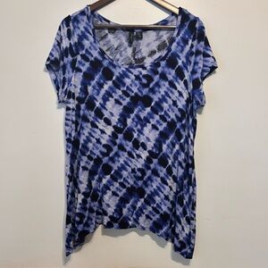 Cynthia Rowley Tie Dye Top 1X
